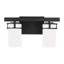 Generation Lighting - 4421602-112 - Two Light Wall / Bath - Robie - Midnight Black