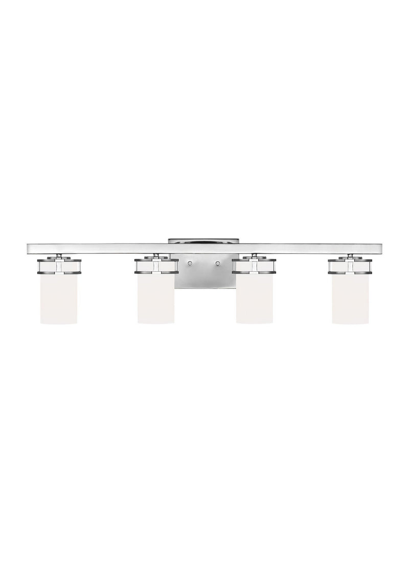 Generation Lighting - 4421604EN3-05 - Four Light Wall / Bath - Robie - Chrome