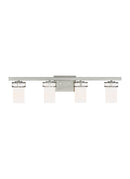 Generation Lighting - 4421604EN3-962 - Four Light Wall / Bath - Robie - Brushed Nickel