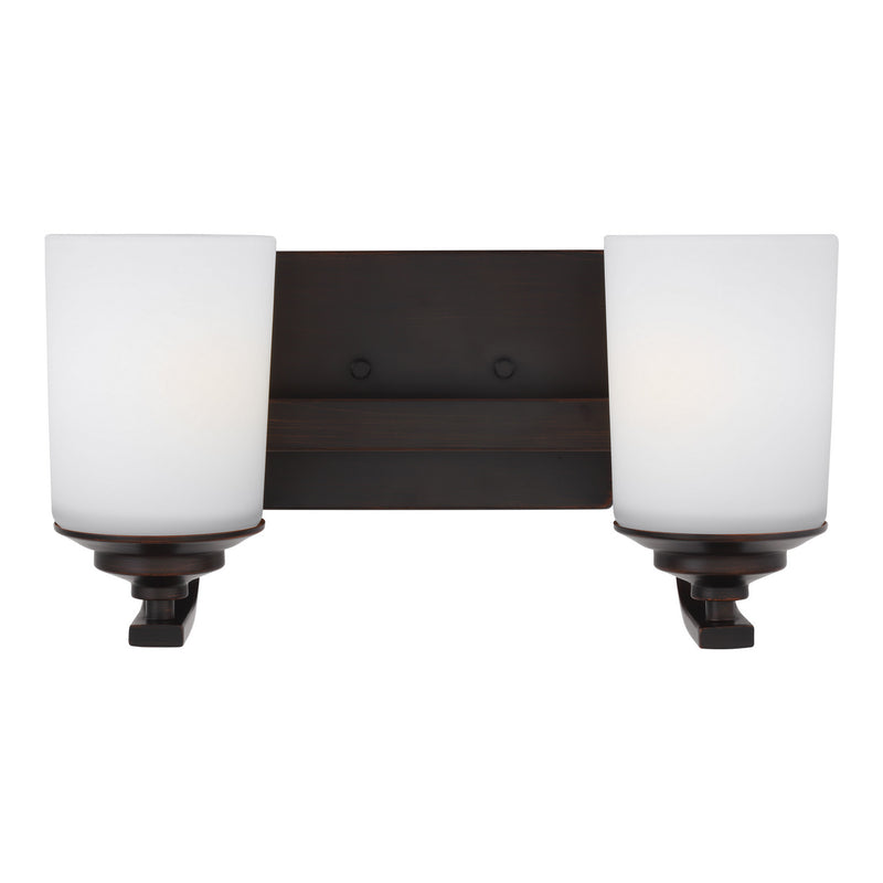 Generation Lighting - 4430702-710 - Two Light Wall / Bath - Kemal - Bronze