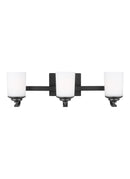 Generation Lighting - 4430703EN3-112 - Three Light Wall / Bath - Kemal - Midnight Black