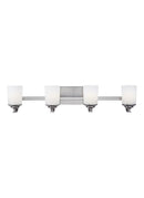 Generation Lighting - 4430704EN3-962 - Four Light Wall / Bath - Kemal - Brushed Nickel