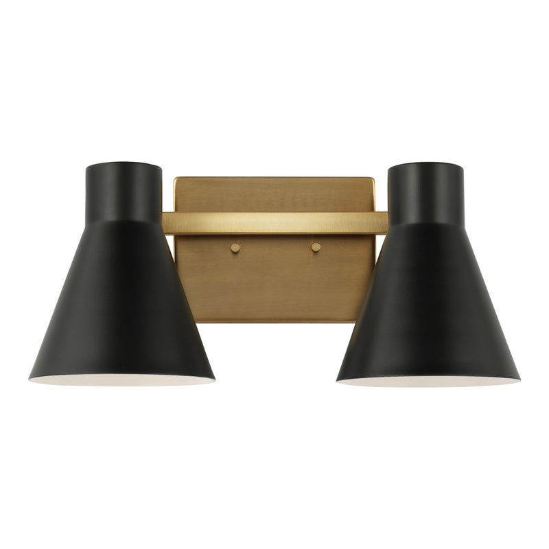 Generation Lighting - 4441302-848 - Two Light Wall / Bath - Towner - Satin Brass