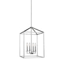 Generation Lighting - 5115004-05 - Four Light Hall / Foyer Pendant - Perryton - Chrome