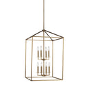 Generation Lighting - 5115008EN-848 - Eight Light Hall / Foyer - Perryton - Satin Brass