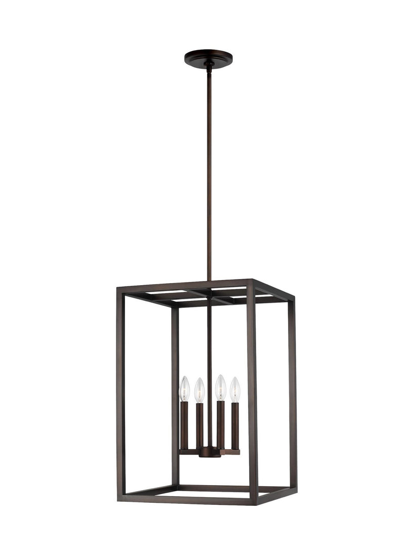 Generation Lighting. - 5134504EN-710 - Four Light Hall / Foyer - Moffet Street - Bronze