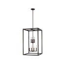 Generation Lighting - 5134508-710 - Eight Light Hall / Foyer Pendant - Moffet Street - Bronze