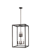 Generation Lighting - 5134508EN-710 - Eight Light Hall / Foyer - Moffet Street - Bronze