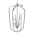 Generation Lighting - 5134908-05 - Eight Light Hall / Foyer Pendant - Romee - Chrome