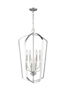 Generation Lighting - 5134908EN-962 - Eight Light Hall / Foyer - Romee - Brushed Nickel