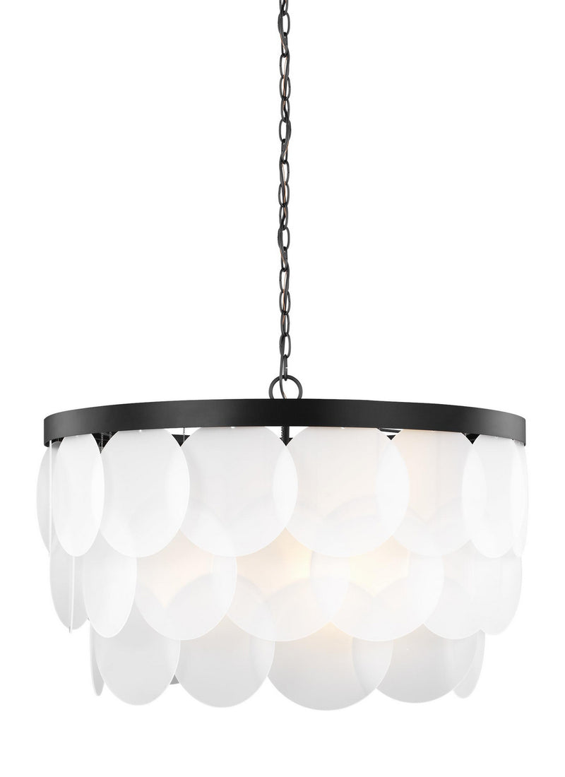 Visual Comfort Studio - 5202508-112 - Eight Light Pendant - Mellita - Midnight Black