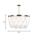 Eight Light Pendant<br /><span style="color:#4AB0CE;">Entrega: 4-10 dias en USA</span><br /><span style="color:#4AB0CE;font-size:60%;">PREGUNTE POR ENTREGA EN PANAMA</span><br />Collection: Mellita<br />Finish: Satin Brass