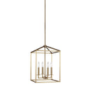 Generation Lighting - 5215004-848 - Four Light Hall / Foyer Pendant - Perryton - Satin Brass