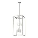 Generation Lighting - 5234508-962 - Eight Light Hall / Foyer Pendant - Moffet Street - Brushed Nickel