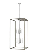 Generation Lighting - 5234508EN-872 - Eight Light Hall / Foyer - Moffet Street - Washed Pine
