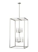 Generation Lighting - 5234508EN-962 - Eight Light Hall / Foyer - Moffet Street - Brushed Nickel