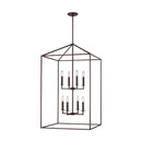 Generation Lighting - 5315008-710 - Eight Light Hall / Foyer - Perryton - Bronze