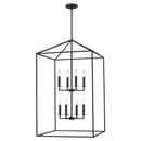 Generation Lighting - 5315008EN-112 - Eight Light Hall / Foyer - Perryton - Midnight Black