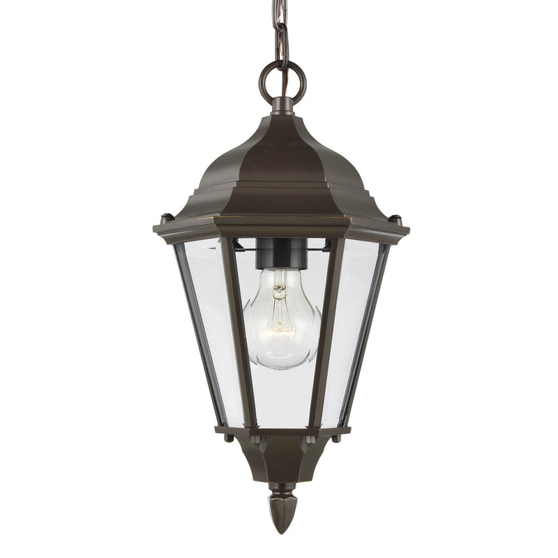 One Light Outdoor Pendant<br /><span style="color:#4AB0CE;">Entrega: 4-10 dias en USA</span><br /><span style="color:#4AB0CE;font-size:60%;">PREGUNTE POR ENTREGA EN PANAMA</span><br />Collection: Bakersville<br />Finish: Antique Bronze