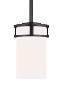 Generation Lighting - 6121601EN3-112 - One Light Mini-Pendant - Robie - Midnight Black
