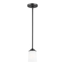 Generation Lighting - 6130701-112 - One Light Mini-Pendant - Kemal - Midnight Black