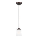 Generation Lighting - 6130701-710 - One Light Mini-Pendant - Kemal - Bronze