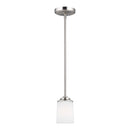 Generation Lighting - 6130701-962 - One Light Mini-Pendant - Kemal - Brushed Nickel
