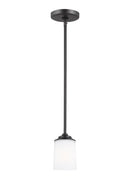 Generation Lighting - 6130701EN3-112 - One Light Mini-Pendant - Kemal - Midnight Black