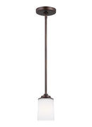 Generation Lighting - 6130701EN3-710 - One Light Mini-Pendant - Kemal - Bronze