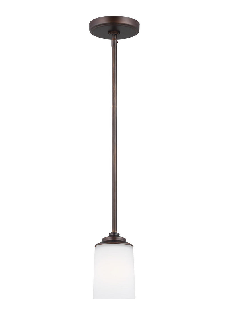 Generation Lighting - 6130701EN3-710 - One Light Mini-Pendant - Kemal - Bronze