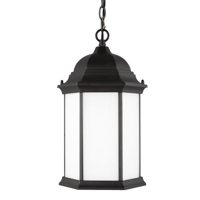 Generation Lighting. - 6238751-12 - One Light Outdoor Pendant - Sevier - Black