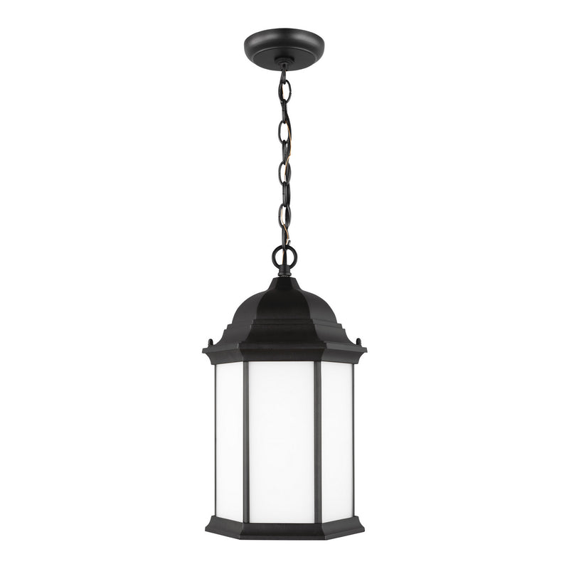 One Light Outdoor Pendant<br /><span style="color:#4AB0CE;">Entrega: 11-12 semanas en USA</span><br /><span style="color:#4AB0CE;font-size:60%;">PREGUNTE POR ENTREGA EN PANAMA</span><br />Collection: Sevier<br />Finish: Black