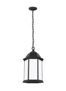 Generation Lighting - 6238751EN3-12 - One Light Outdoor Pendant - Sevier - Black