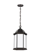 Generation Lighting - 6238751EN3-71 - One Light Outdoor Pendant - Sevier - Antique Bronze