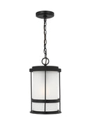 Generation Lighting - 6290901EN3-12 - One Light Outdoor Pendant - Wilburn - Black