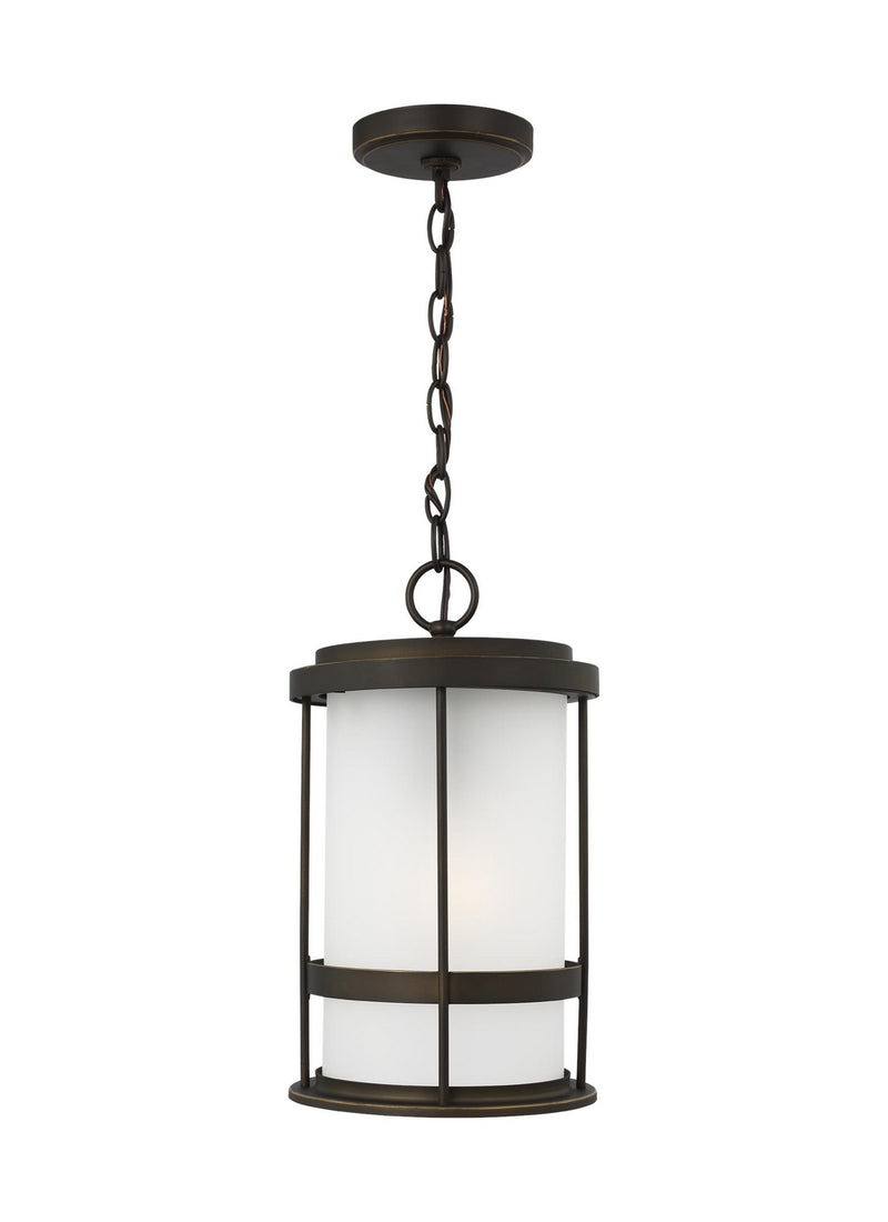 Generation Lighting - 6290901EN3-71 - One Light Outdoor Pendant - Wilburn - Antique Bronze