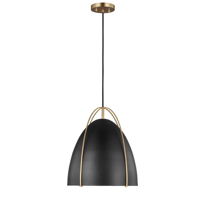 One Light Pendant<br /><span style="color:#4AB0CE;">Entrega: 4-10 dias en USA</span><br /><span style="color:#4AB0CE;font-size:60%;">PREGUNTE POR ENTREGA EN PANAMA</span><br />Collection: Norman<br />Finish: Satin Brass