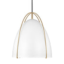 One Light Pendant<br /><span style="color:#4AB0CE;">Entrega: 4-10 dias en USA</span><br /><span style="color:#4AB0CE;font-size:60%;">PREGUNTE POR ENTREGA EN PANAMA</span><br />Collection: Norman<br />Finish: Satin Brass