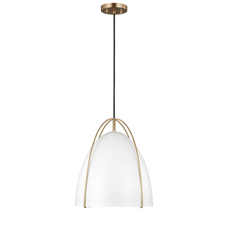 One Light Pendant<br /><span style="color:#4AB0CE;">Entrega: 4-10 dias en USA</span><br /><span style="color:#4AB0CE;font-size:60%;">PREGUNTE POR ENTREGA EN PANAMA</span><br />Collection: Norman<br />Finish: Satin Brass