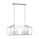 Generation Lighting - 6615008-05 - Eight Light Island Pendant - Perryton - Chrome