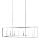 Generation Lighting - 6634507-962 - Seven Light Island Pendant - Moffet Street - Brushed Nickel