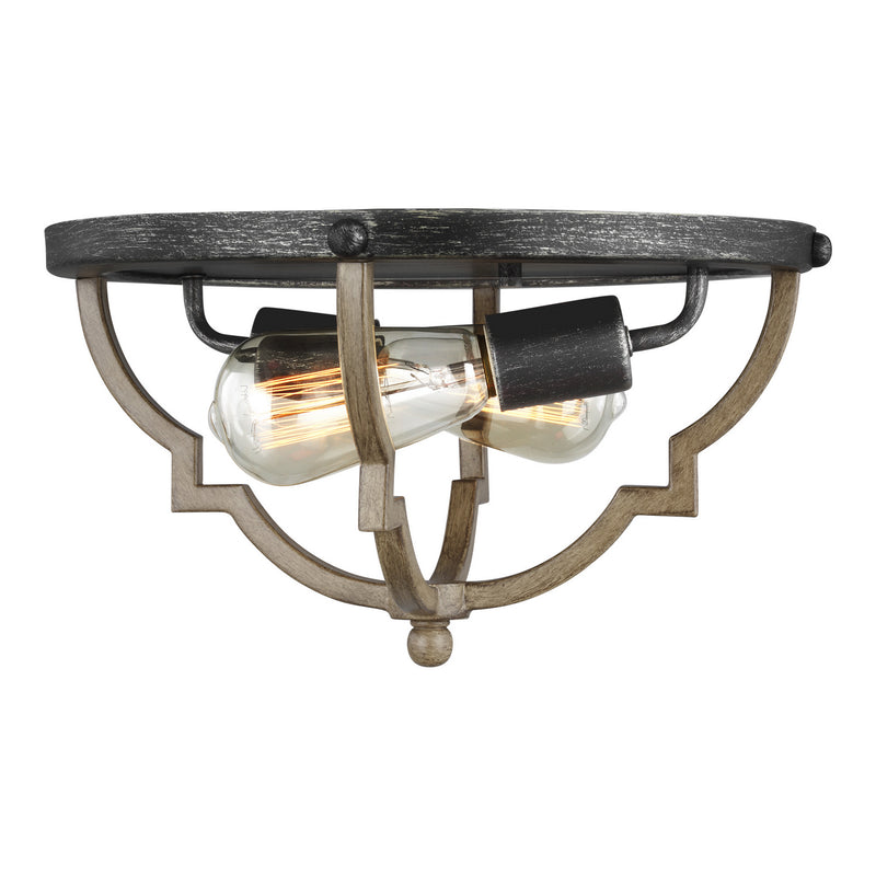 Generation Lighting - 7524902-846 - Two Light Flush Mount - Socorro - Stardust