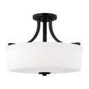 Three Light Semi-Flush Mount<br /><span style="color:#4AB0CE;">Entrega: 4-10 dias en USA</span><br /><span style="color:#4AB0CE;font-size:60%;">PREGUNTE POR ENTREGA EN PANAMA</span><br />Collection: Kemal<br />Finish: Midnight Black