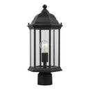 Generation Lighting - 8238601-12 - One Light Outdoor Post Lantern - Sevier - Black