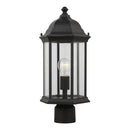 Generation Lighting - 8238601-12 - One Light Outdoor Post Lantern - Sevier - Black