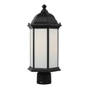 Generation Lighting - 8238651-12 - One Light Outdoor Post Lantern - Sevier - Black