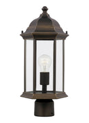 Generation Lighting - 8238651EN3-71 - One Light Outdoor Post Lantern - Sevier - Antique Bronze