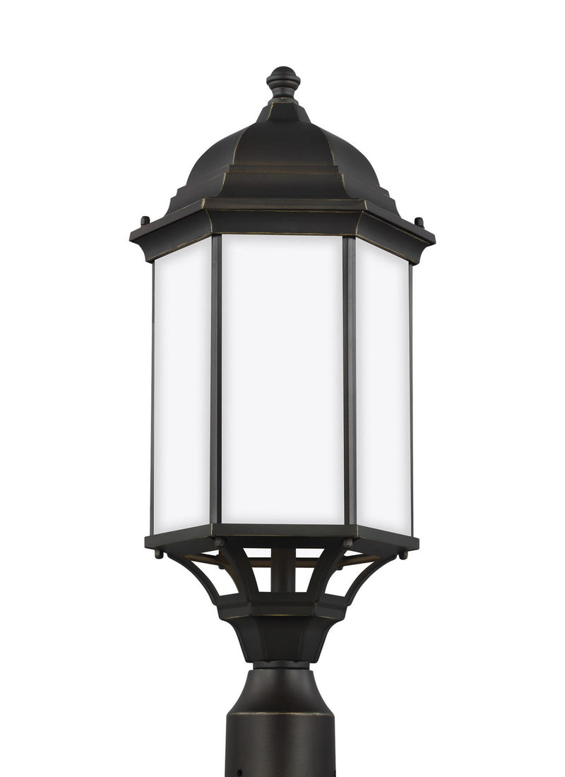Generation Lighting - 8238751EN3-71 - One Light Outdoor Post Lantern - Sevier - Antique Bronze