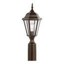 Generation Lighting - 82938-71 - One Light Outdoor Post Lantern - Bakersville - Antique Bronze