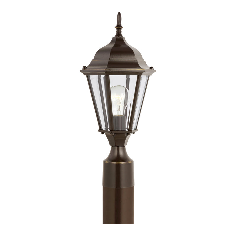 Generation Lighting - 82938-71 - One Light Outdoor Post Lantern - Bakersville - Antique Bronze